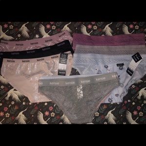 Kensie Intimates Bundle of Panties 9 Pairs